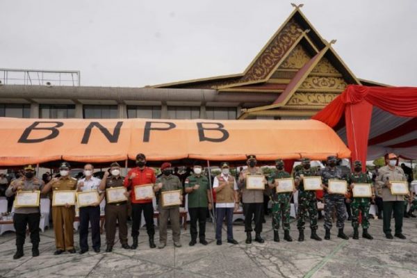 Ketua DPRD Riau Apel Penanggulangan Karhutla Provinsi Riau Tahun 2022